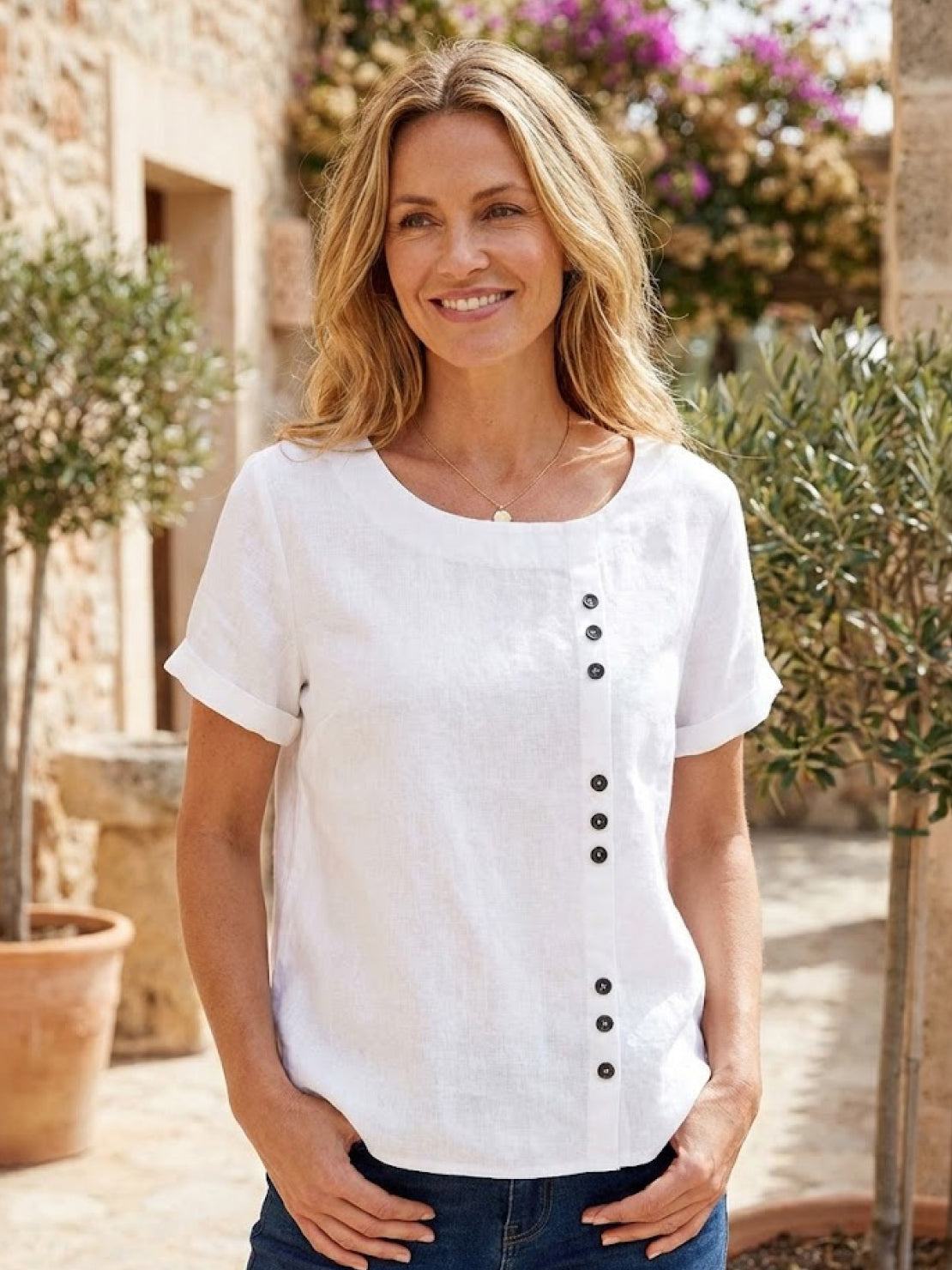 Women's Short Sleeve Blouse