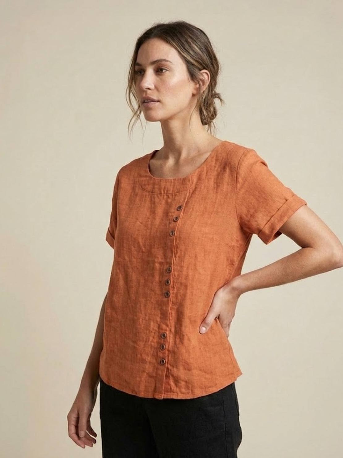 Women's Short Sleeve Blouse