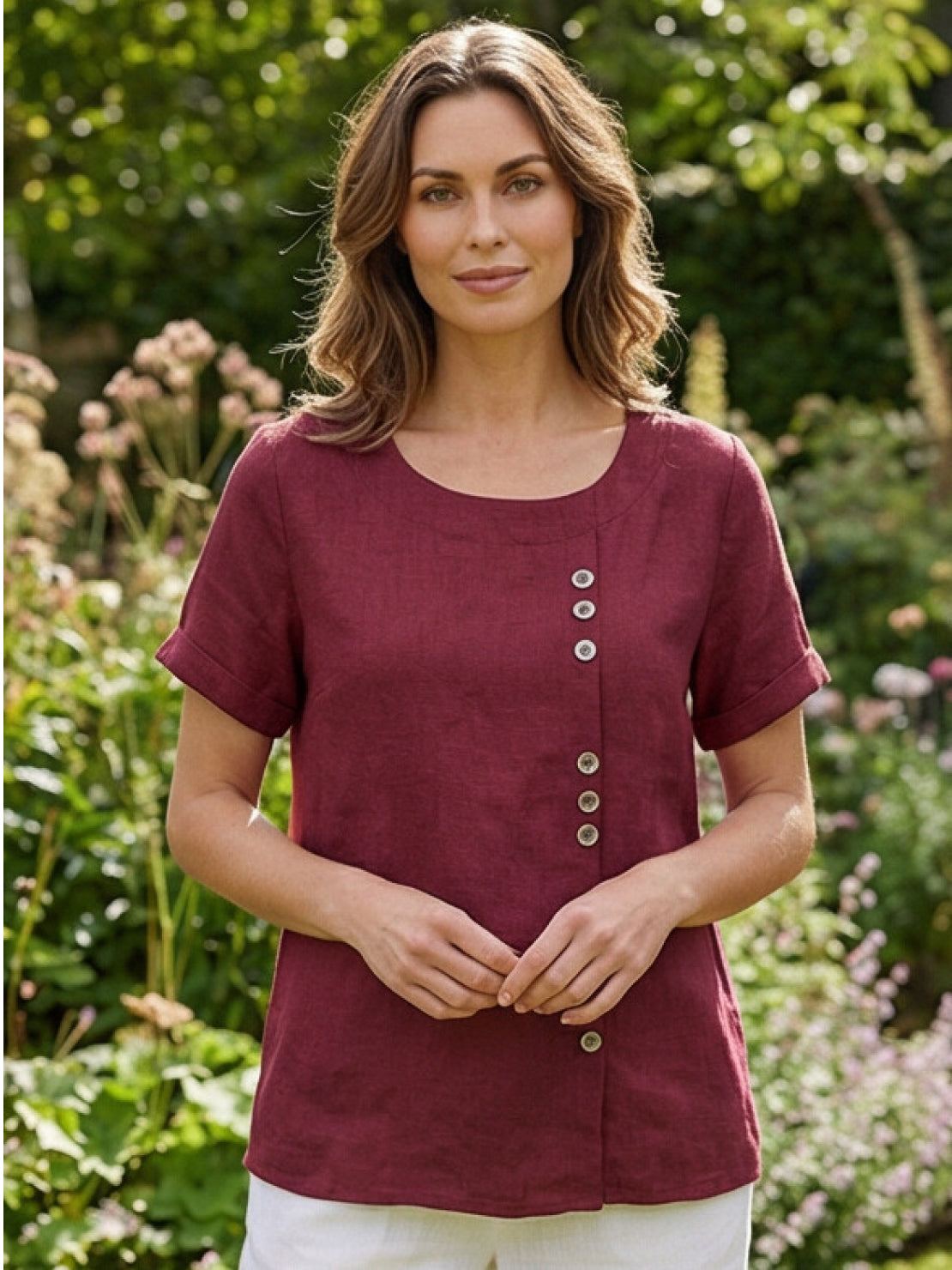 Women's Short Sleeve Blouse