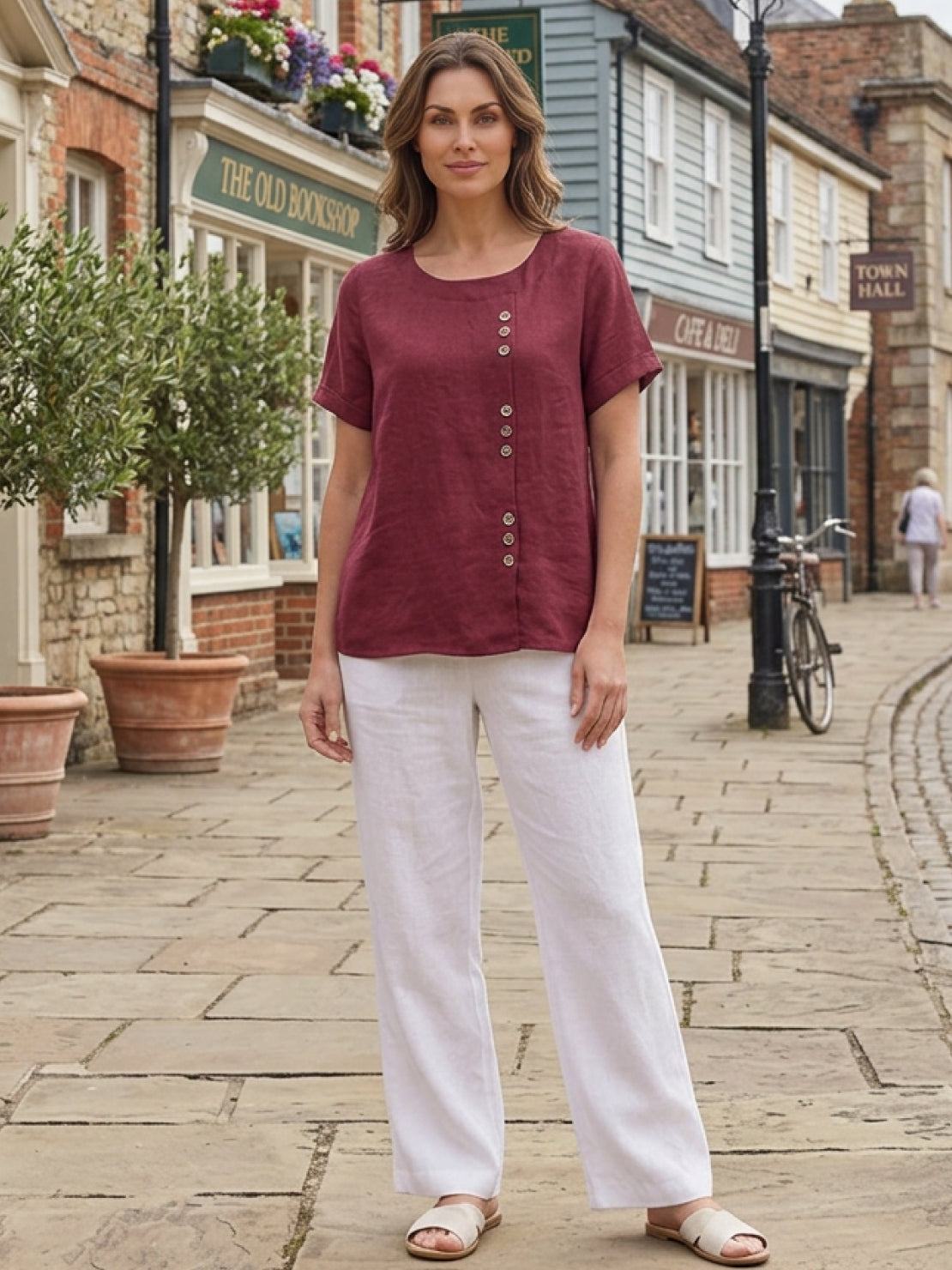 Women's Short Sleeve Blouse