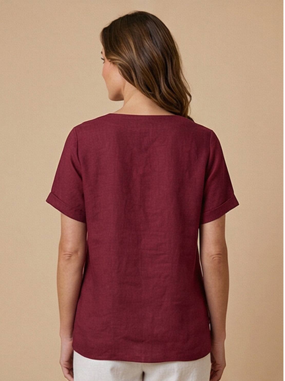 Women's Short Sleeve Blouse