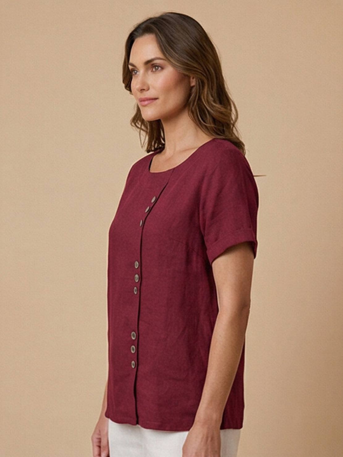 Women's Short Sleeve Blouse