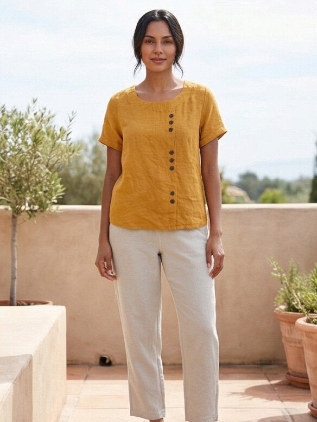 Women's Short Sleeve Blouse