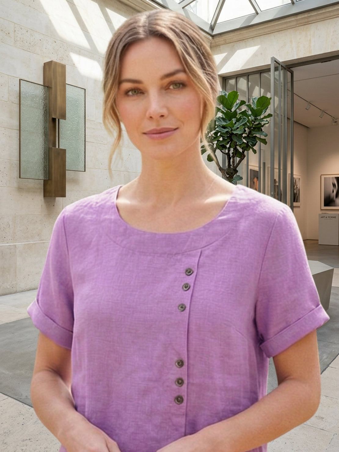 Women's Short Sleeve Blouse