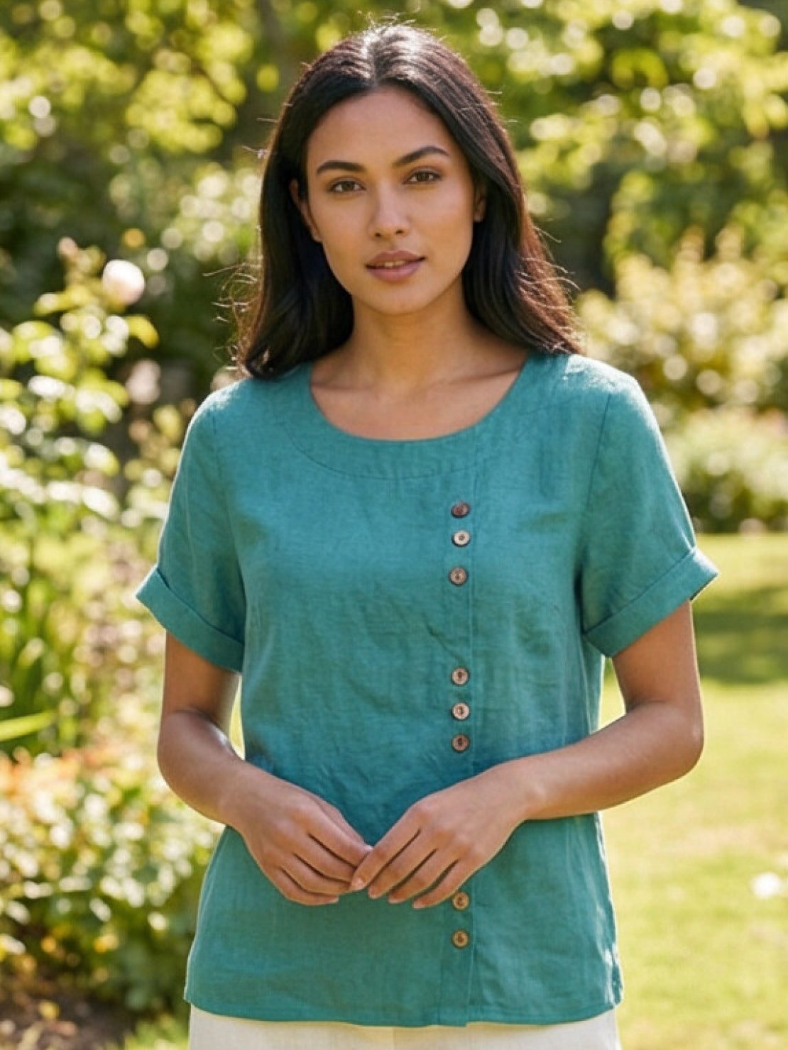 Women's Short Sleeve Blouse