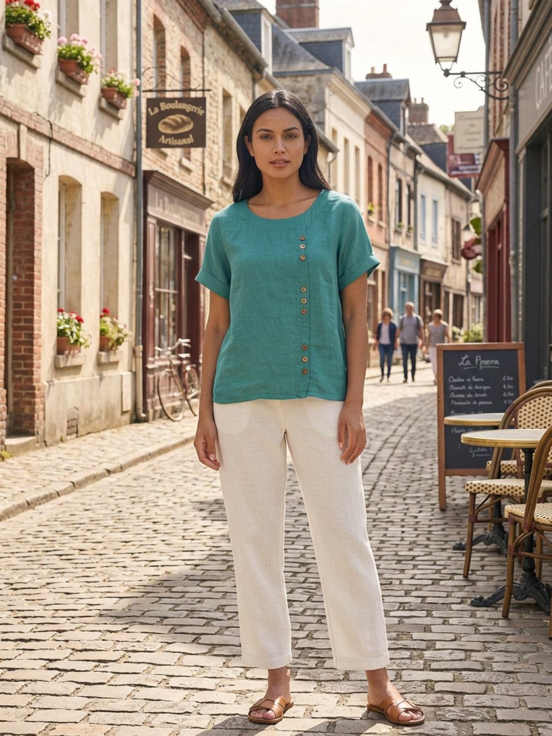 Women's Short Sleeve Blouse