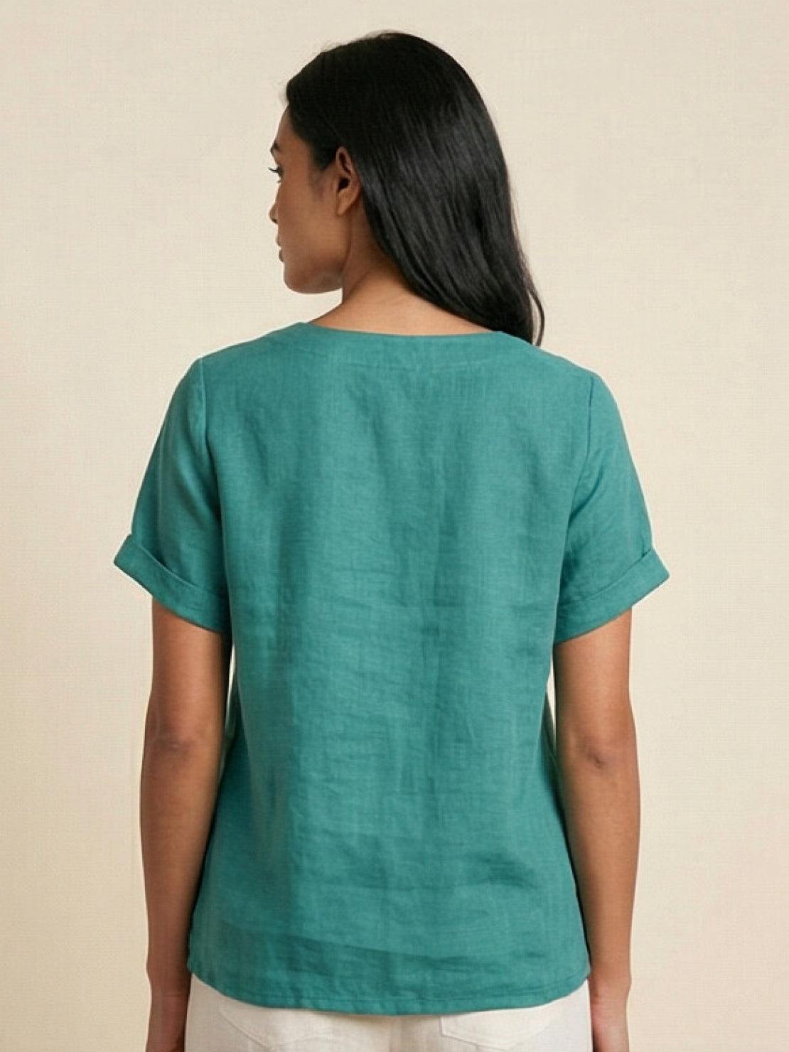 Women's Short Sleeve Blouse