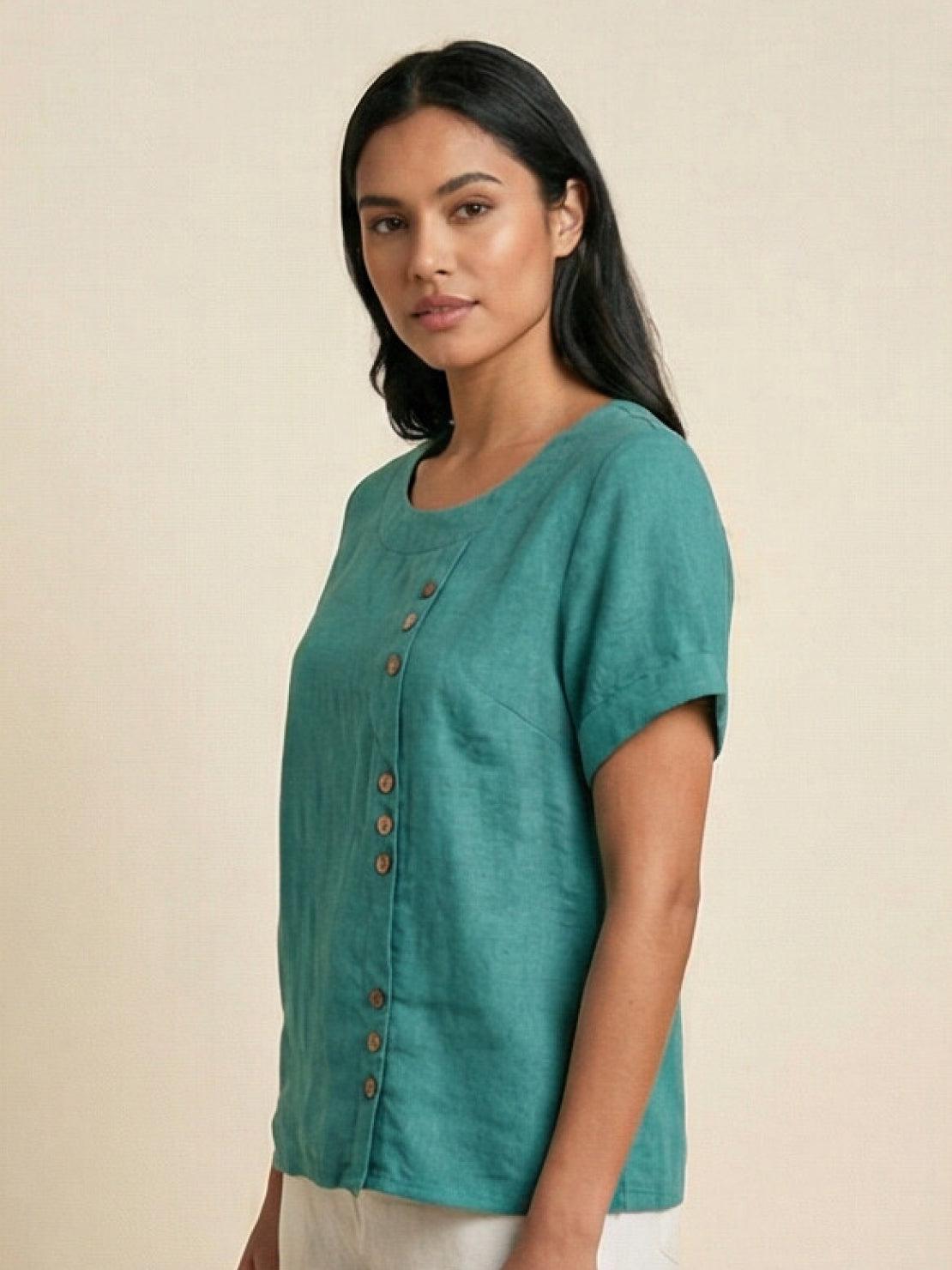 Women's Short Sleeve Blouse