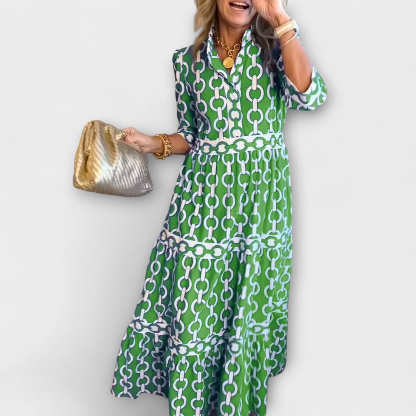 Women's Midi Dress – Green