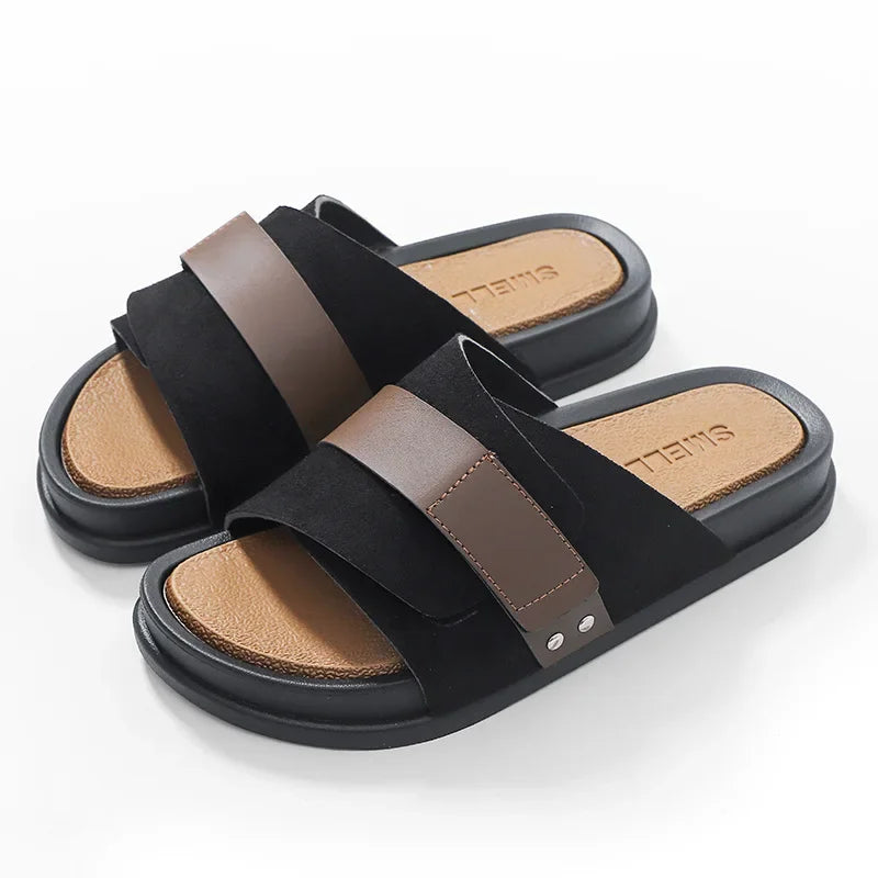 Women's Slide Sandals – Black