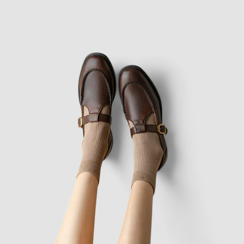 Women's Mary Janes – Brown
