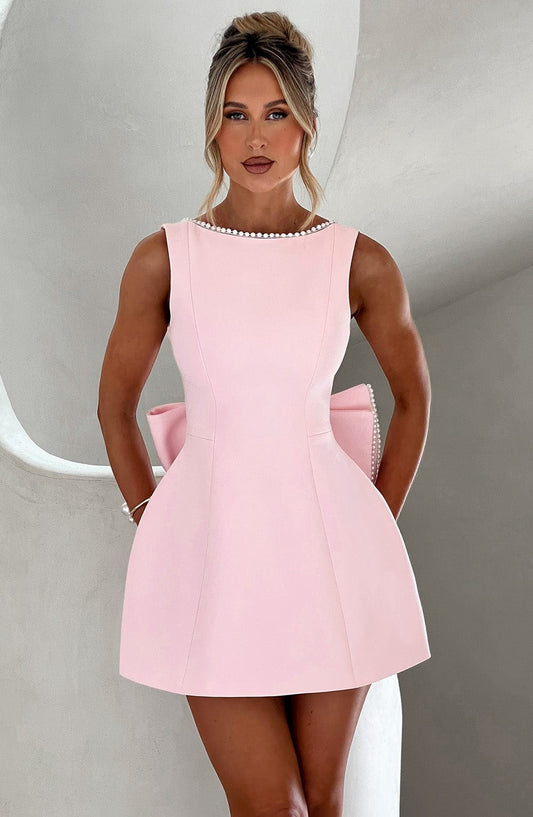 Women's A-Line Mini Dress – Pink