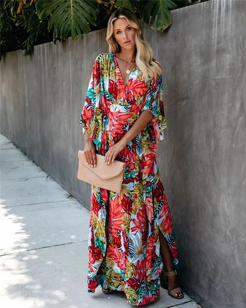Women's Wrap Maxi Dress