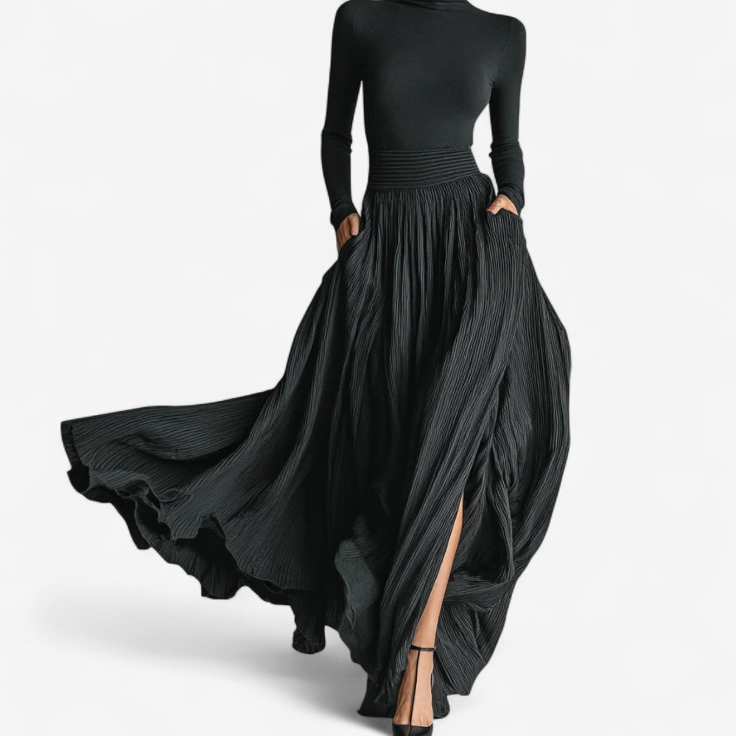 Women's Maxi Dress – Black