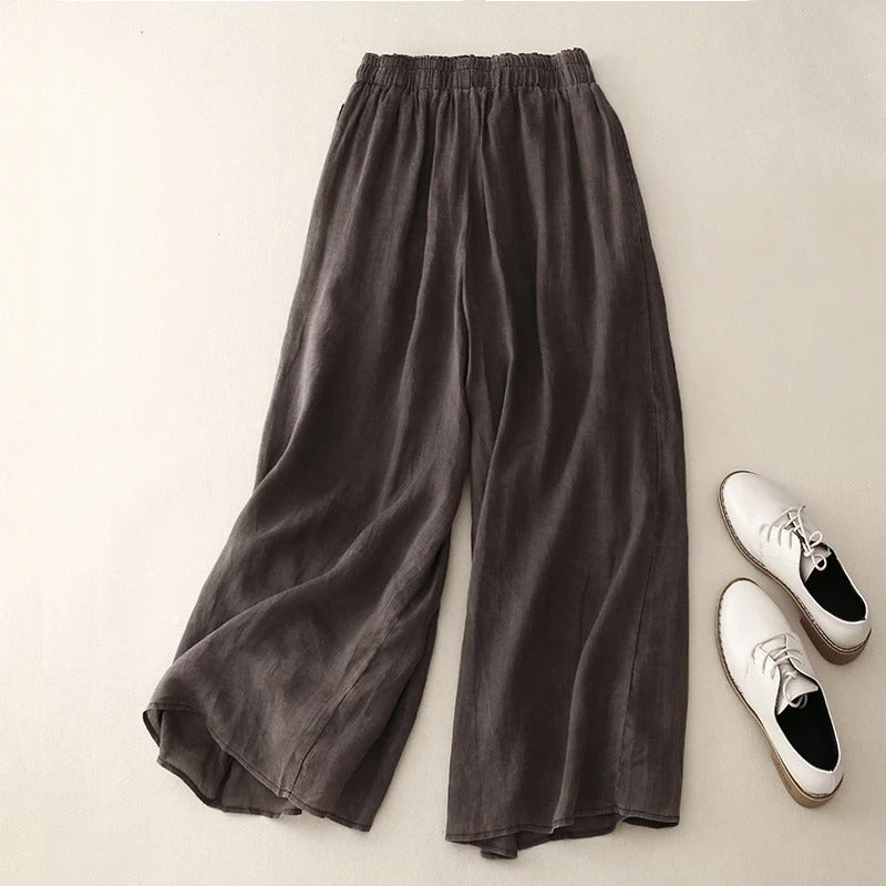 Women's Wide Leg Pants – Grey