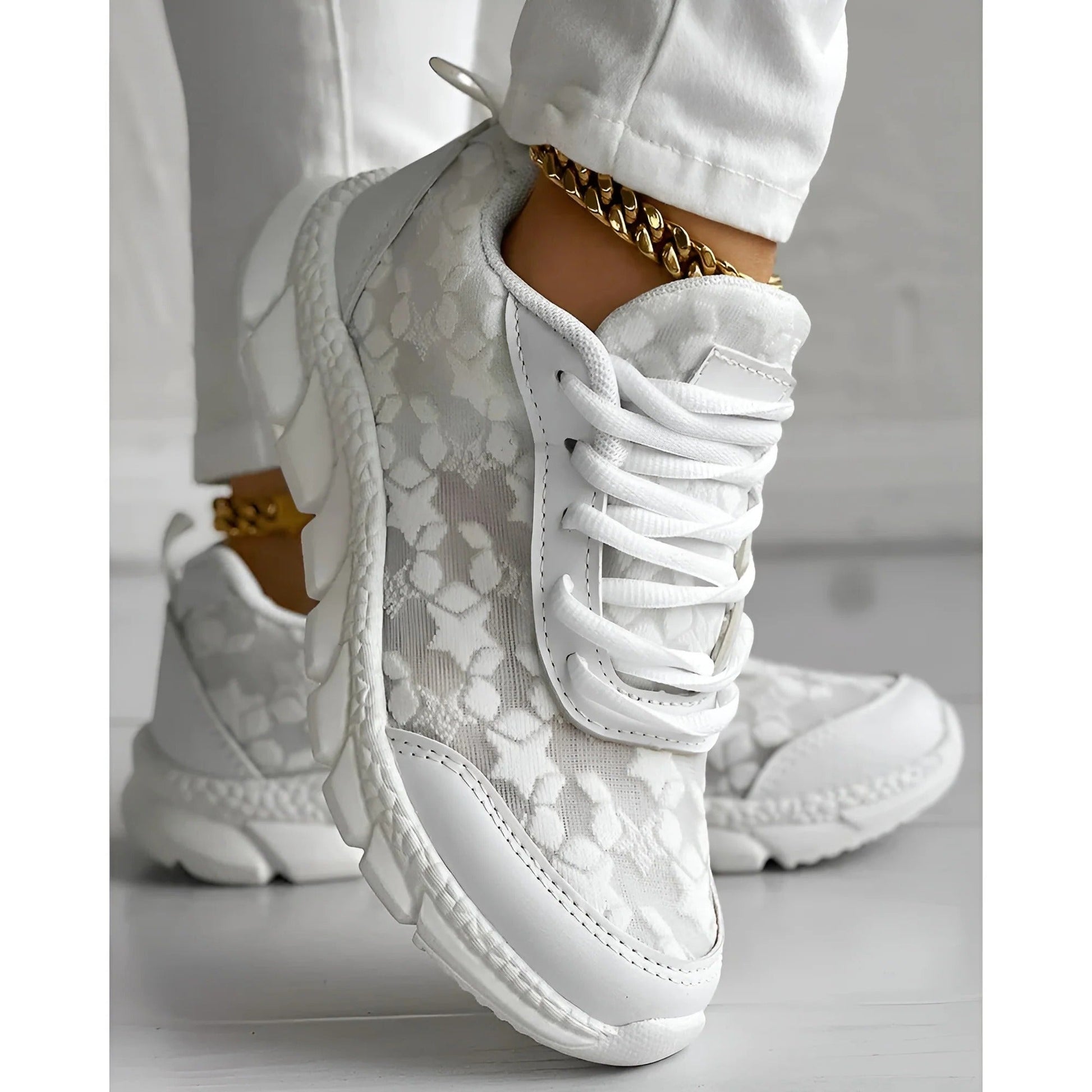 Women's Platform Lace Up Sneakers
