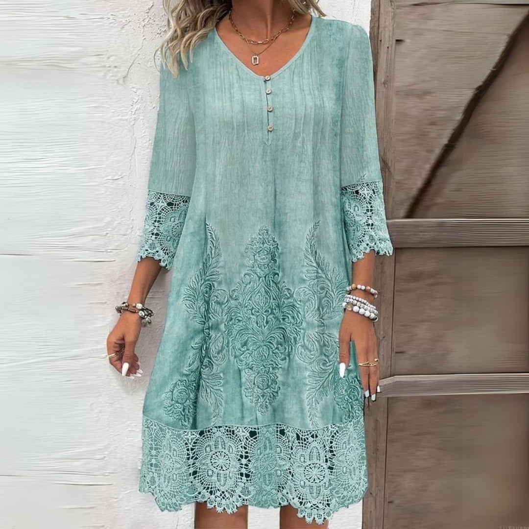 Women's Midi Dress – Green