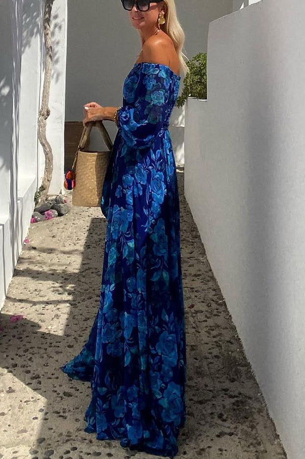 Women's Off Shoulder Maxi Dress