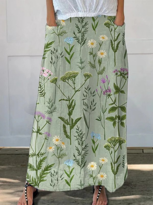 Women's Maxi Skirt – Green
