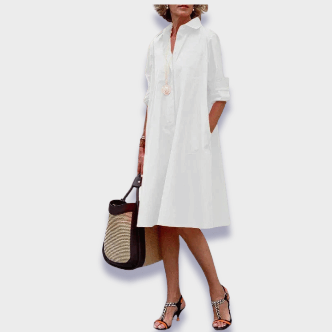 Women's Midi Dress – White