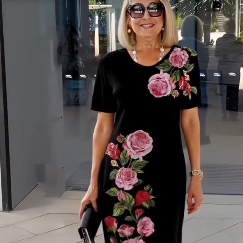 Women's Midi Dress – Black