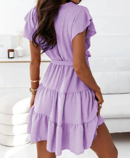 Women's Wrap Mini Dress