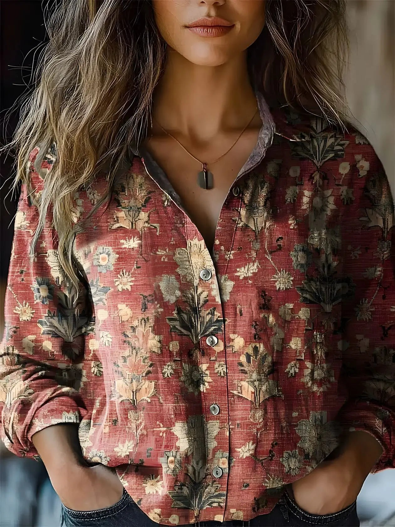 Women's Long Sleeve Blouse