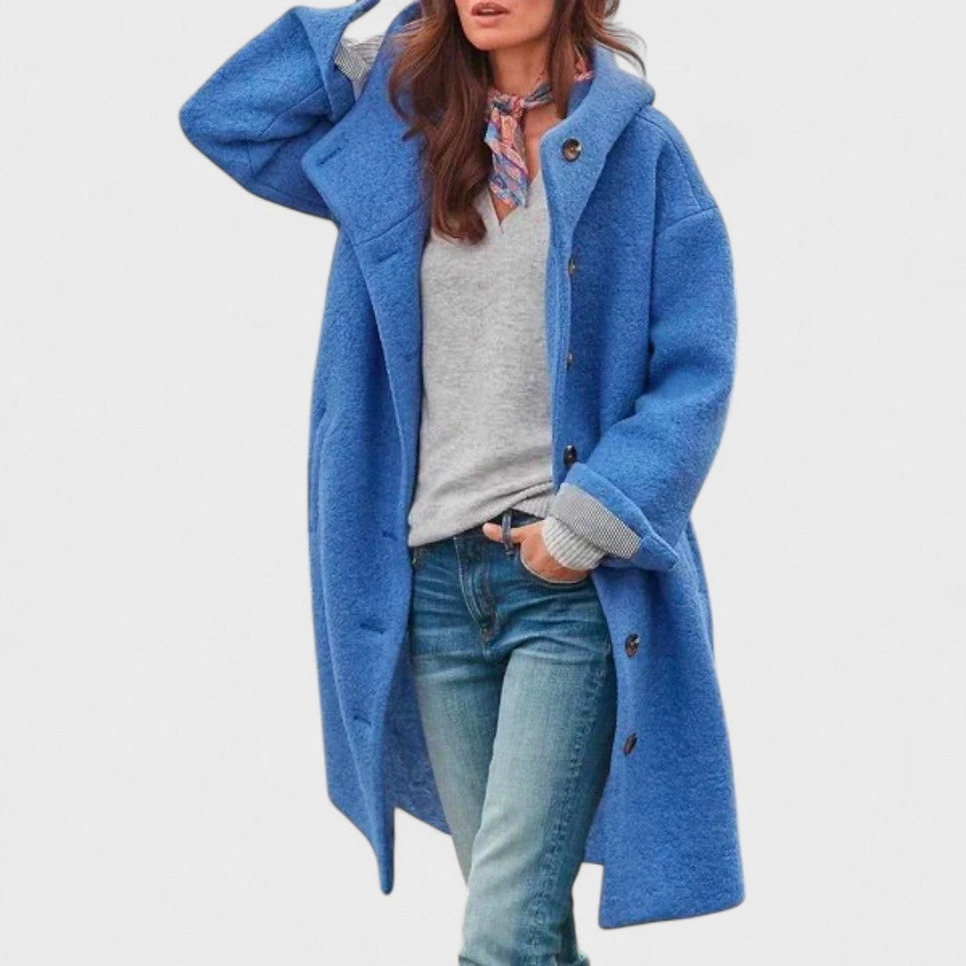 Women's Long Sleeve Cardigan – Blue