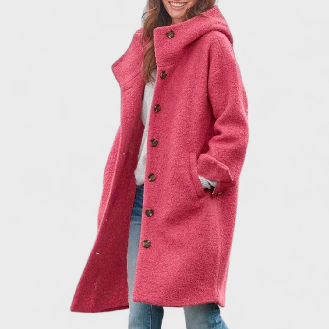 Women's Long Sleeve Cardigan – Pink