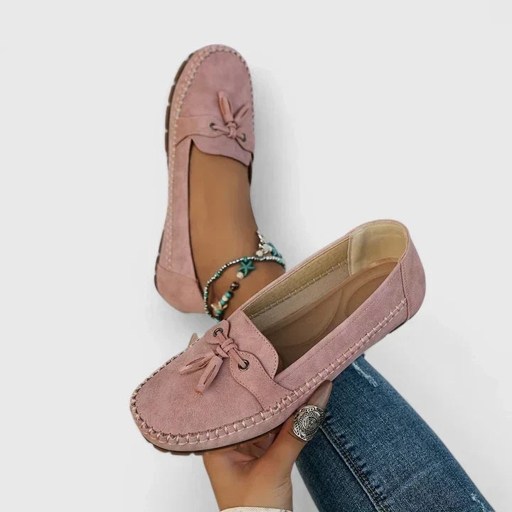 Women's Bow Flats – Pink