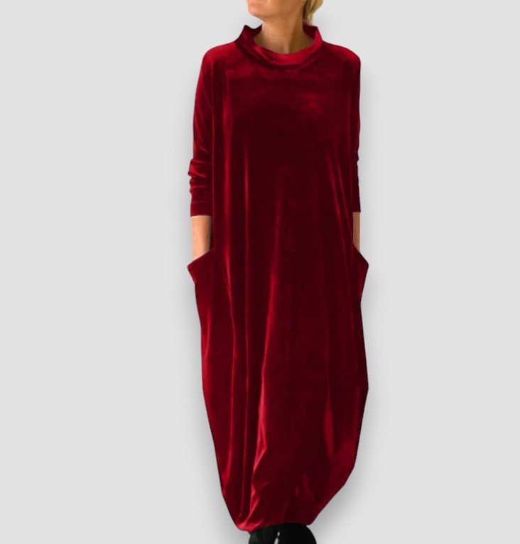 Women's Cowl Neck Long Sleeve Blouse