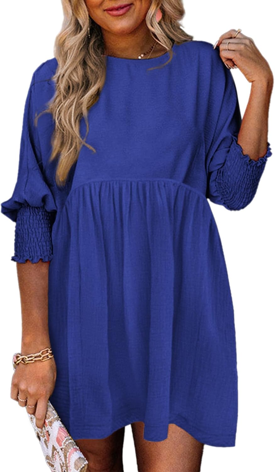 Women's Mini Dress – Blue