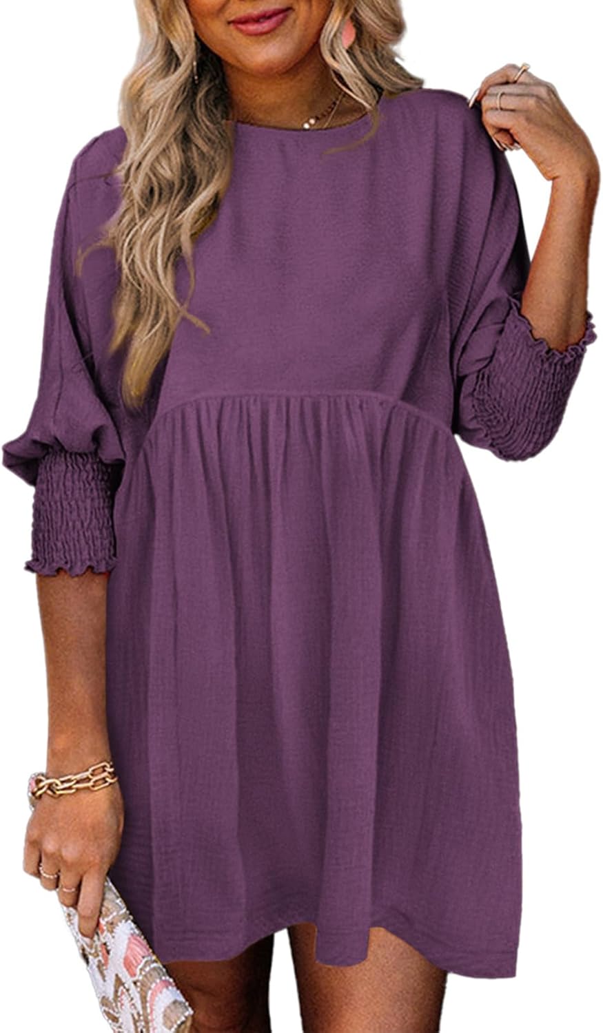 Women's Mini Dress – Purple