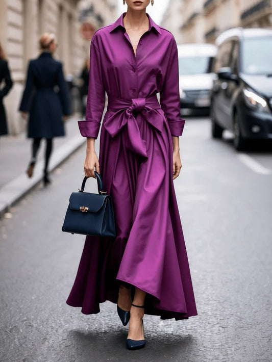 Women's Maxi Dress – Purple