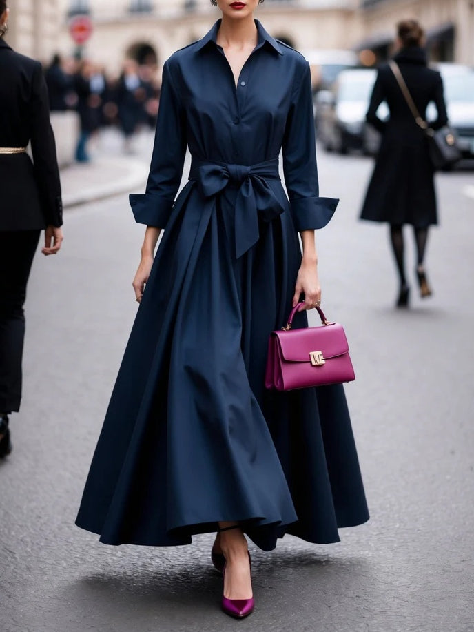 Women's Maxi Dress – Navy