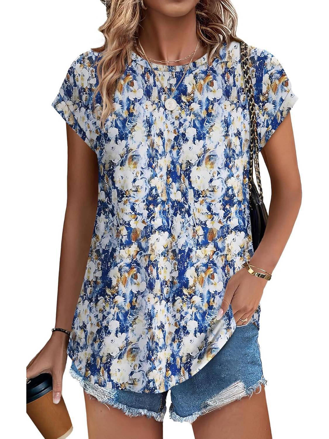 Women's Short Sleeve Blouse