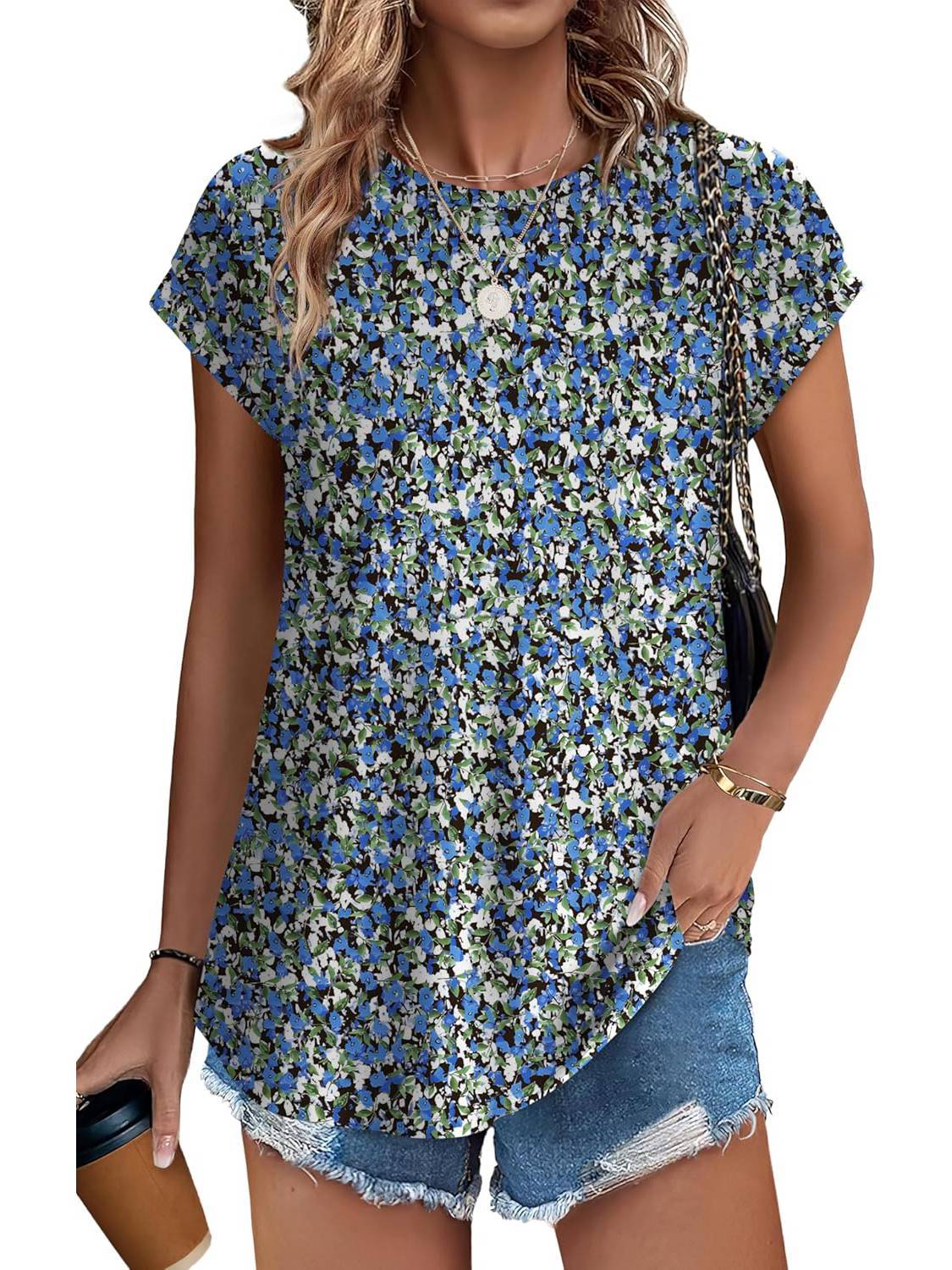 Women's Short Sleeve Blouse