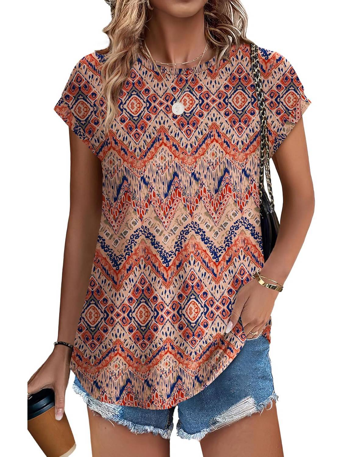 Women's Short Sleeve Blouse