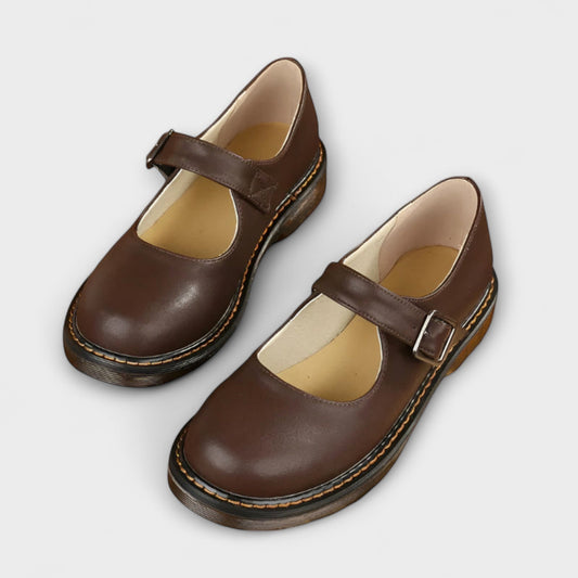 Women's Mary Janes – Brown