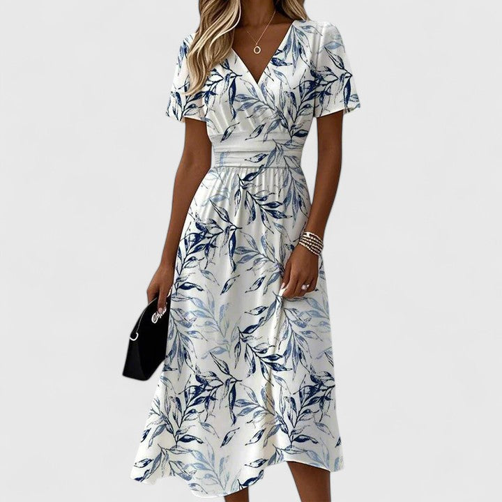 Women's Wrap Midi Dress