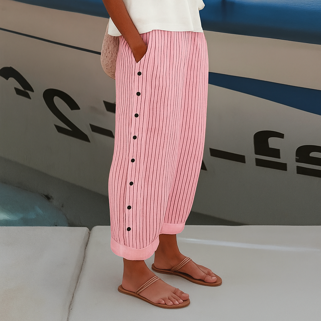 Women's Wide Leg Pants – Pink