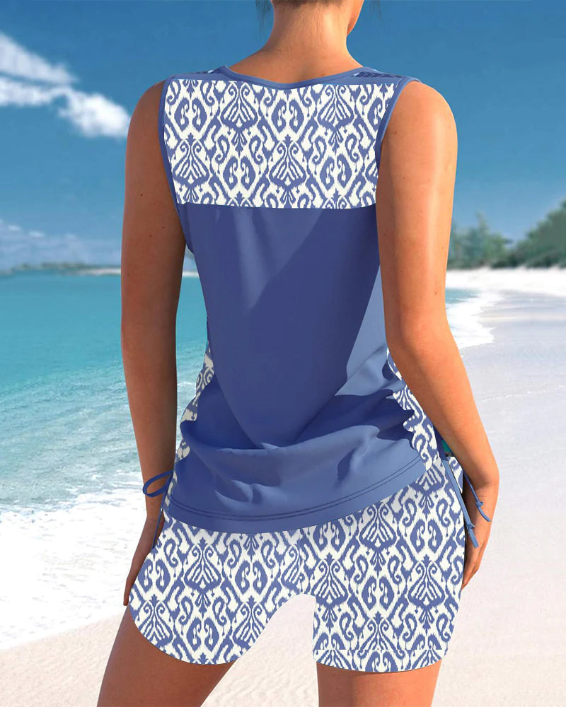 Women's V Neck Tankini
