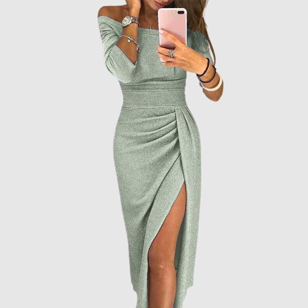 Women's Off Shoulder Maxi Dress