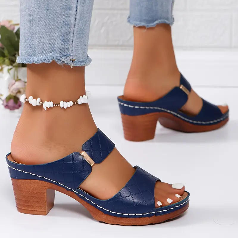 Women's Platform Block Heel Sandals