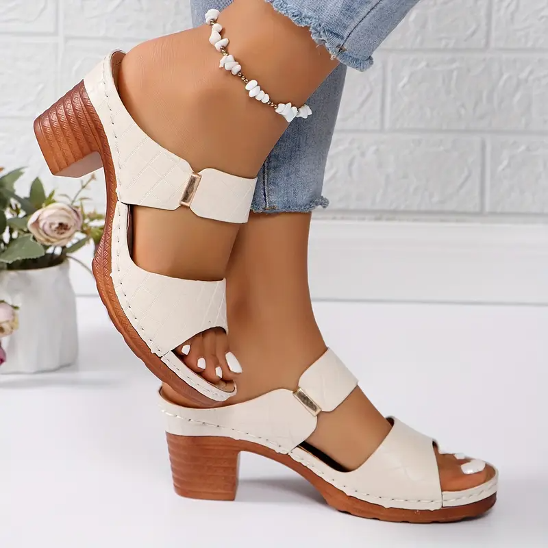 Women's Platform Block Heel Sandals