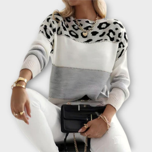 Women's Long Sleeve Sweater – Grey