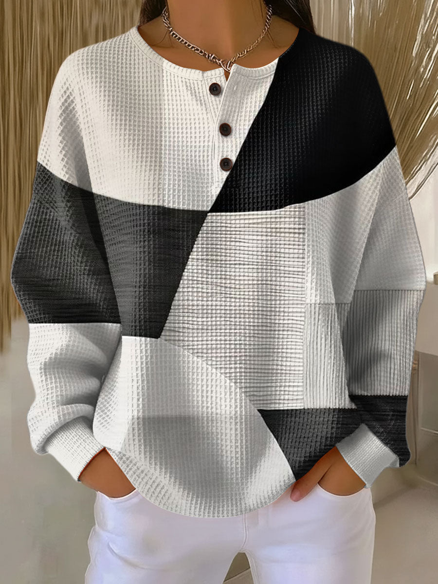 Women's Long Sleeve Sweater – Multicolour