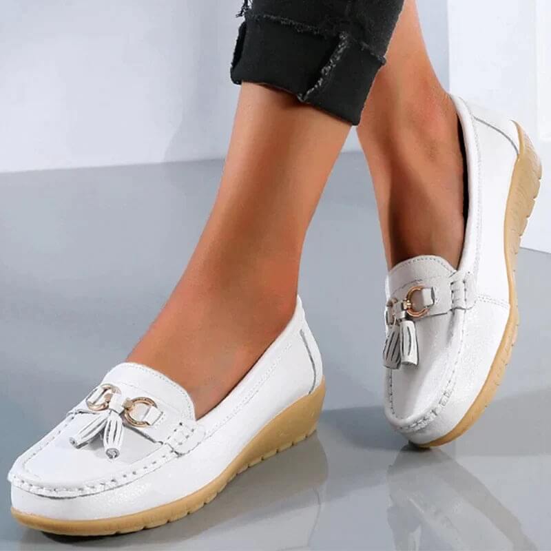 Women's Flats – White