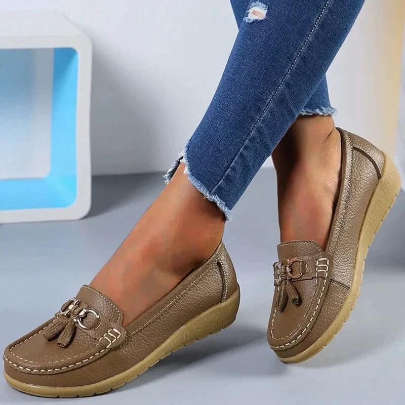 Women's Flats – Brown