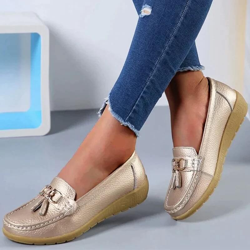 Women's Flats – Gold